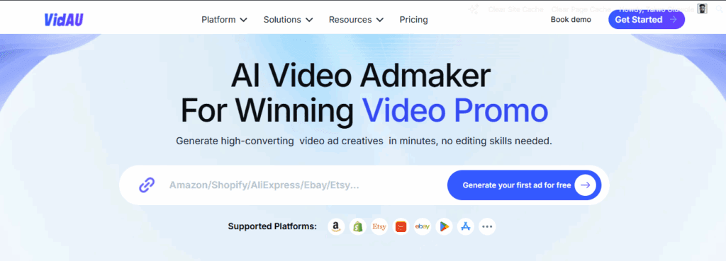 image – VidAU.ai VidAU, A Fliki Alternative