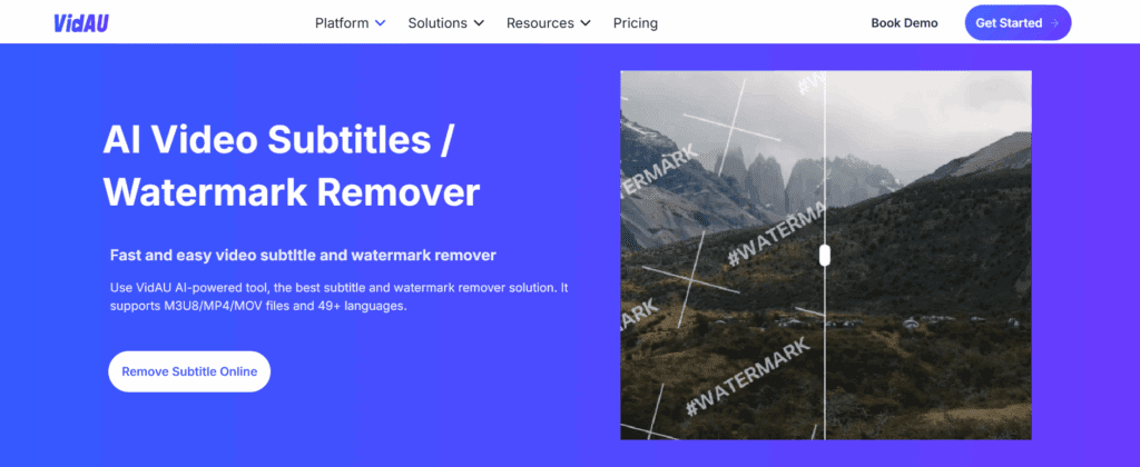image – VidAU.ai tiktok watermark remover