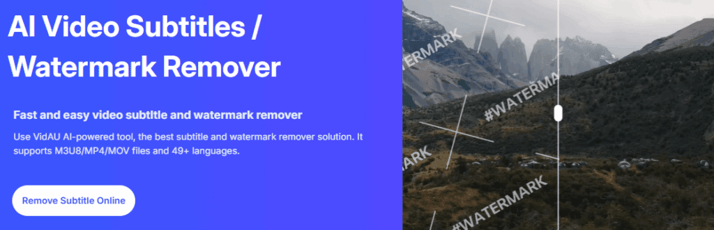 image – VidAU.ai Remove watermark remover online free