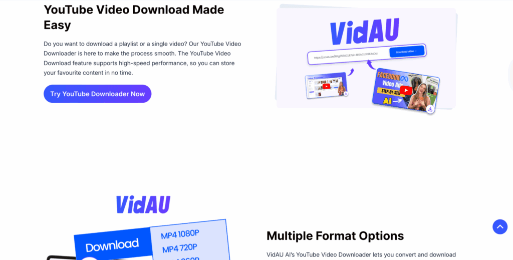 An image on how to Download videos from YouTube by VidAU – VidAU.ai An image on how to Download videos from YouTube by VidAU