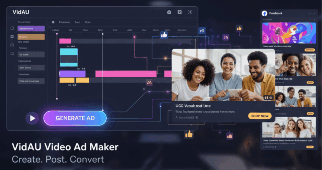 An imgage of VidAU AI video ad maker – VidAU.ai An imgage of VidAU AI video ad maker