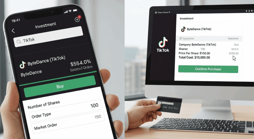 image – VidAU.ai how to buy TikTok stock