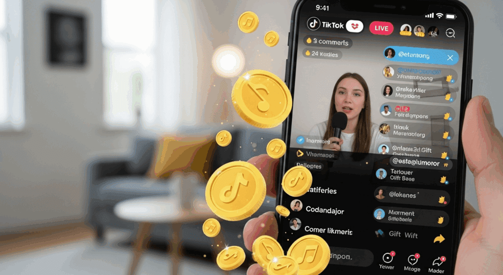 image – VidAU.ai TikTok gift coin