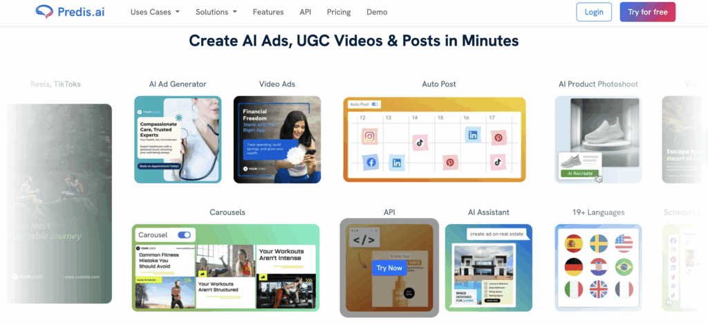 Predis AI video features – VidAU.ai Predis AI video features