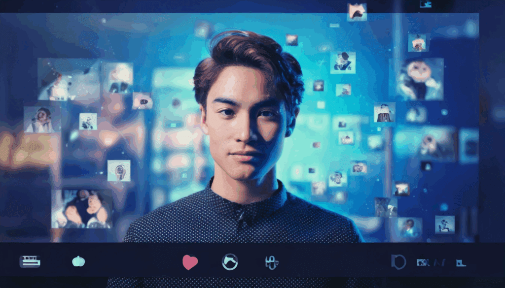 Change face in video. An AI Avatar image
