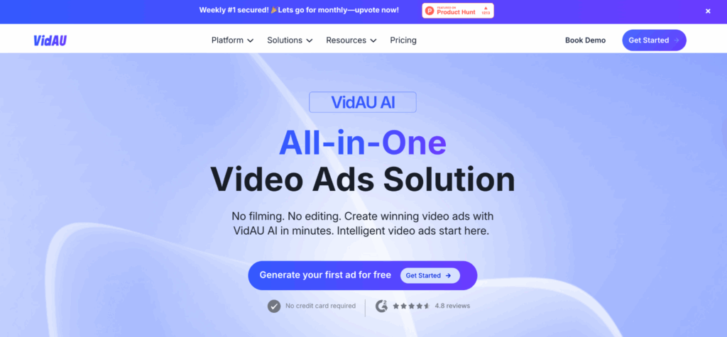 VidAU AI homepage picture – VidAU.ai VidAU AI homepage picture