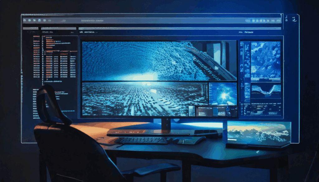 An image of an AI video editing tool interface