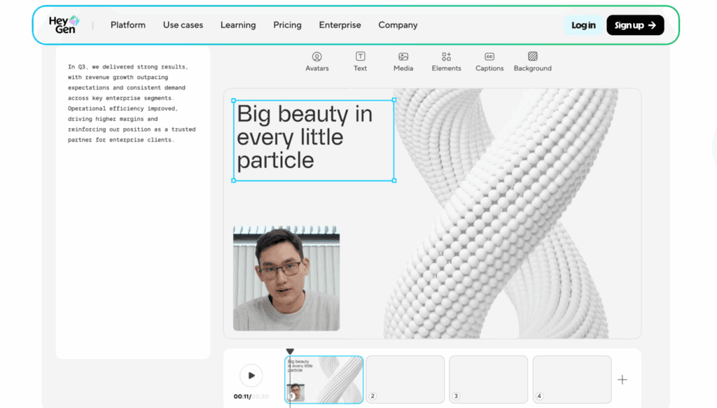 Heygen AI YouTube Transcript tool image – VidAU.ai Heygen AI YouTube Transcript tool image