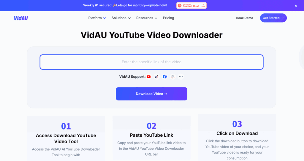 image of VidAU AI Instagram reels download