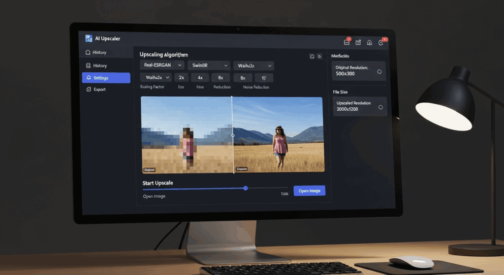 ai image upscaler