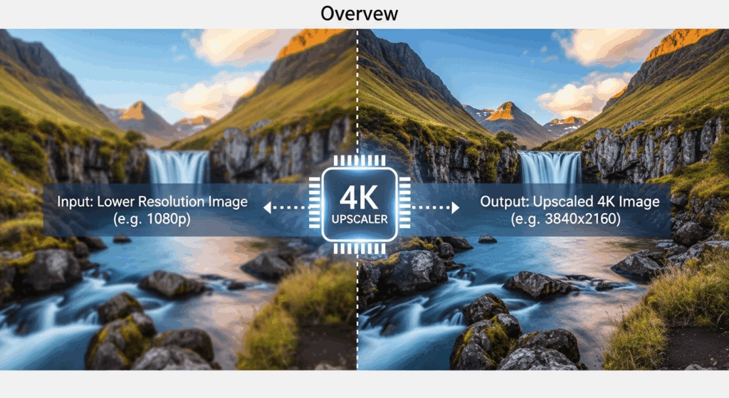image – VidAU.ai 4K image upscaler