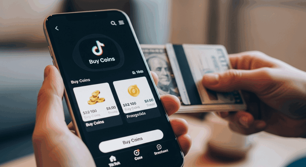 image – VidAU.ai buy tiktok coins