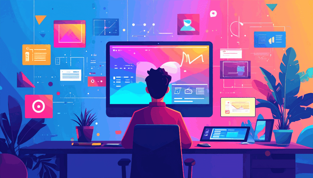 An individual setting how to achieve a video marketing objective and goal – VidAU.ai An individual setting how to achieve a video marketing objective and goal
