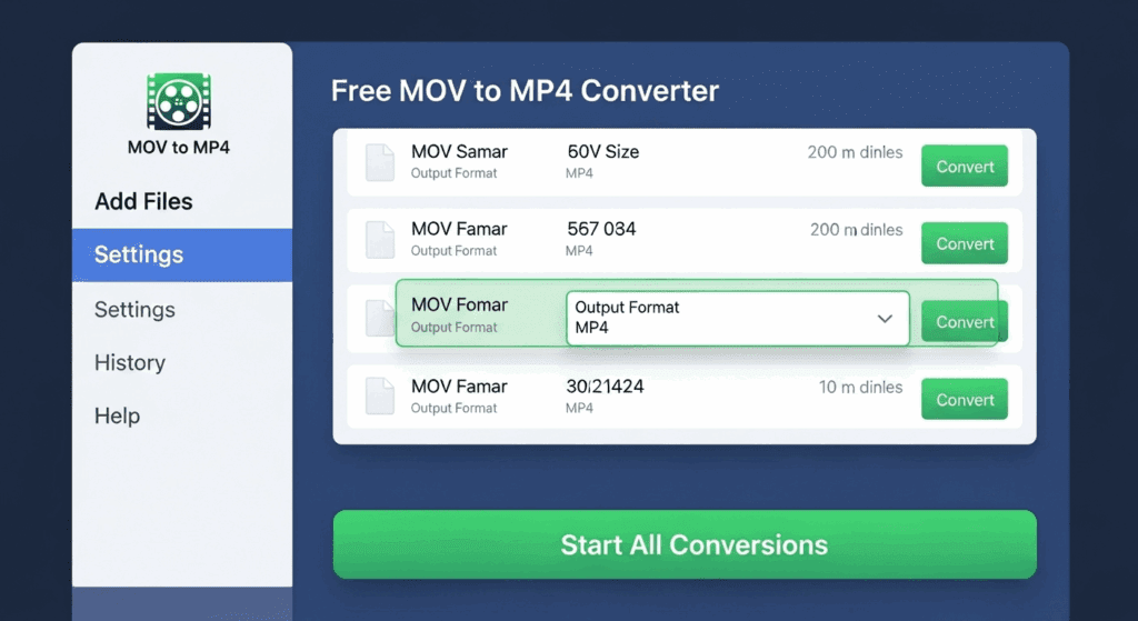 image – VidAU.ai free mov to mp4