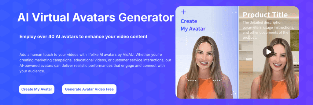 image – VidAU.ai vidau ai avatar tool