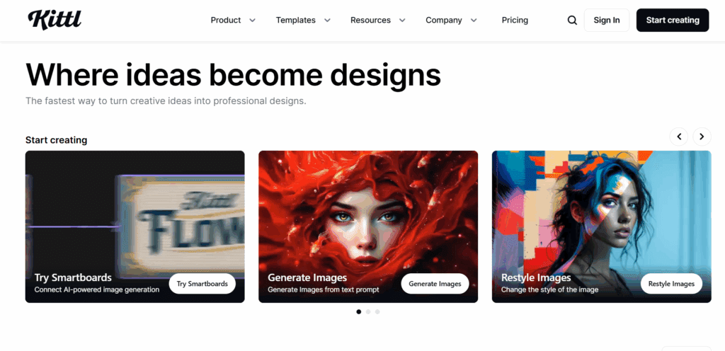 Kittl homepage