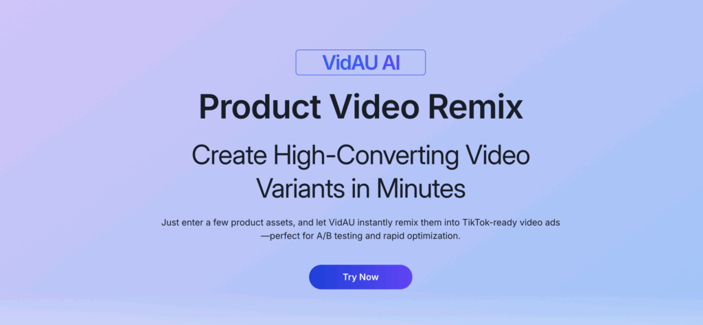vidau product remix tool – VidAU.ai vidau product remix tool