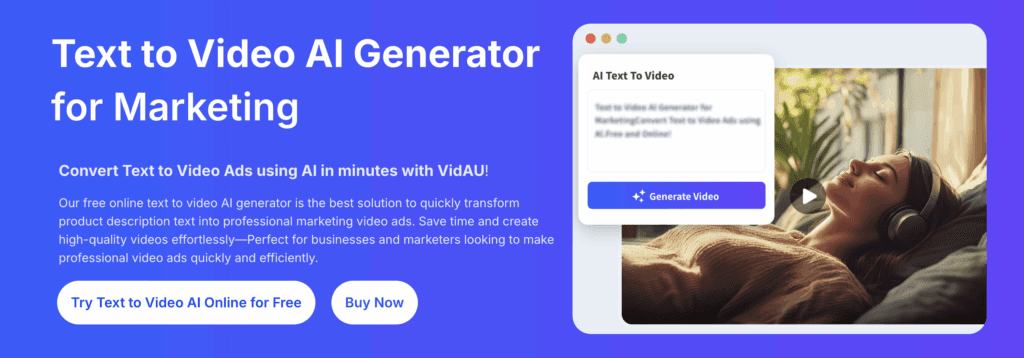 vidau text to video – VidAU.ai vidau text-to-speech tool