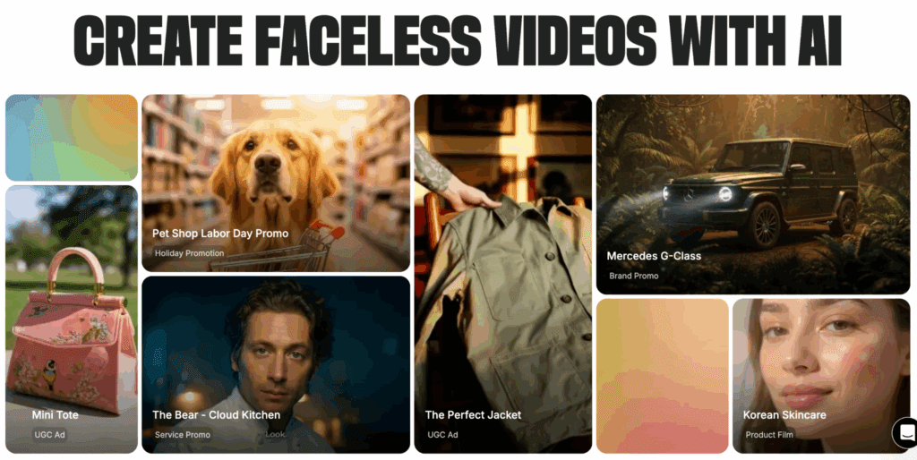 faceless video