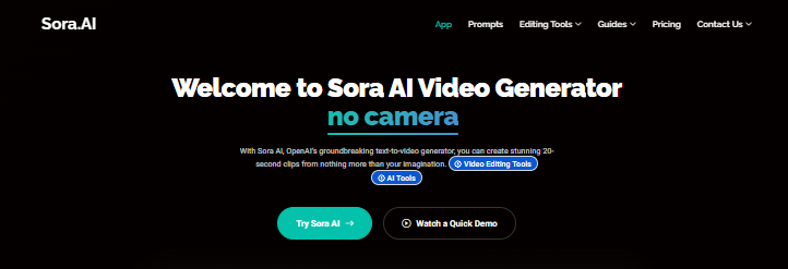 Sora ChatGPT homepage, is sora free?