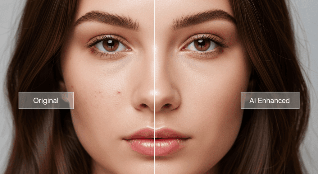image – VidAU.ai ai face enhancer