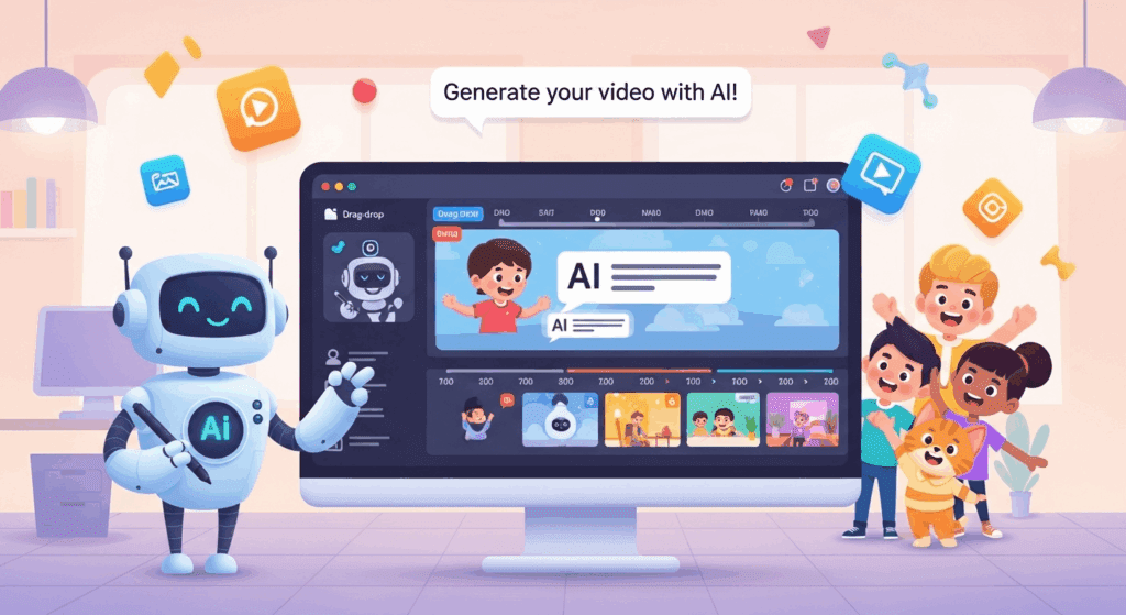 image – VidAU.ai ai cartoon video maker