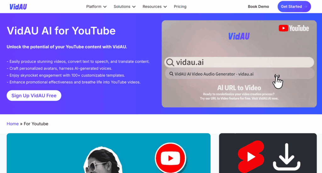 image of Keepvid alternative: VidAU AI – VidAU.ai image of Keepvid alternative: VidAU AI
