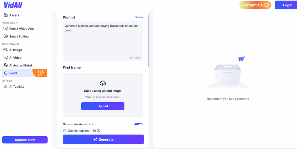 image – VidAU.ai remove the veo ai caption