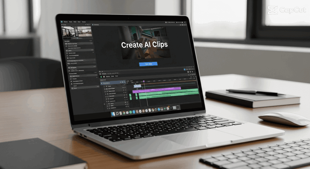 image – VidAU.ai capcut desktop create ai clips