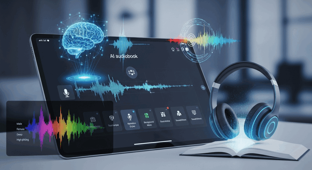 image – VidAU.ai ai audiobook tools