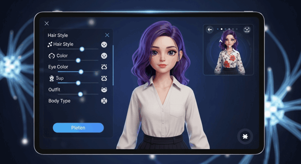 image – VidAU.ai ai girl video generator