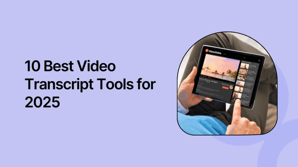 image – VidAU.ai video transcription