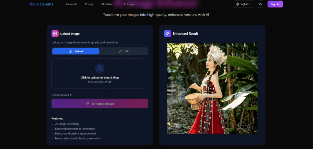 image – VidAU.ai Nano banana image enhancer
