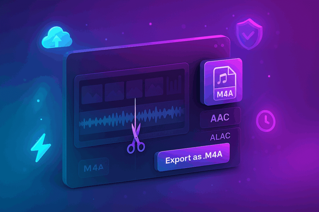 Online Video Cutter M4A – VidAU.ai imageAOnline Video Cutter M4A