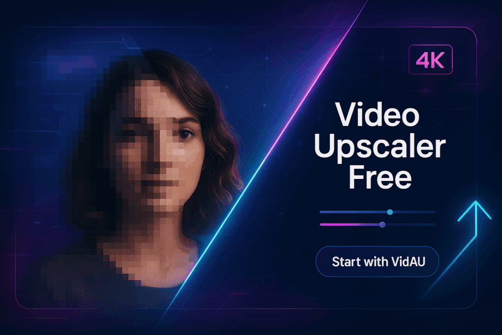 Video Upscaler Free – VidAU.ai Video Upscaler Free