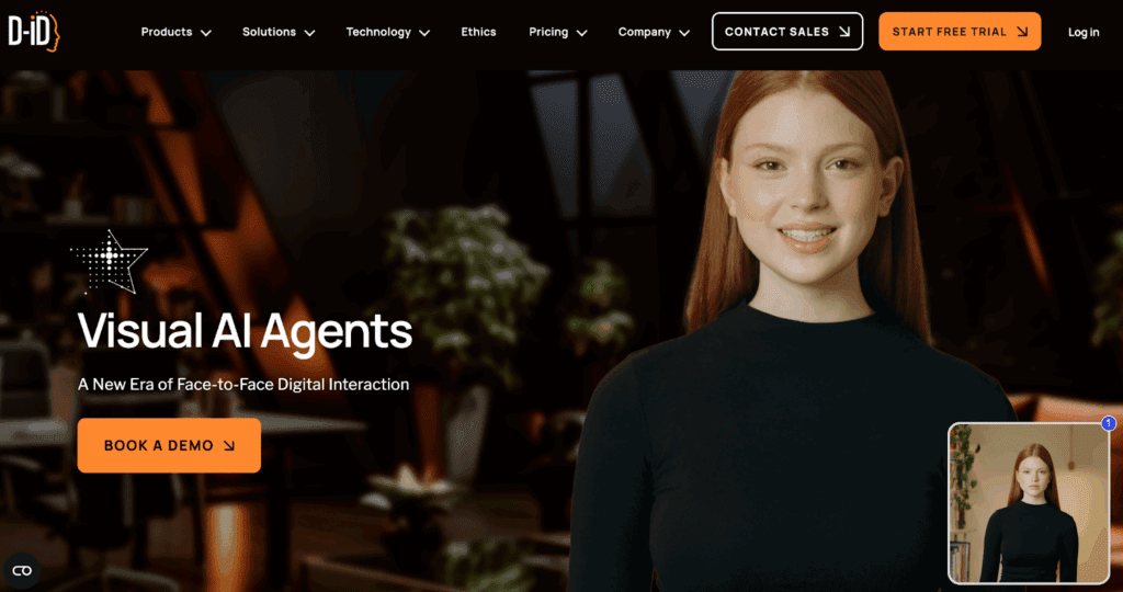 D-id landing page image