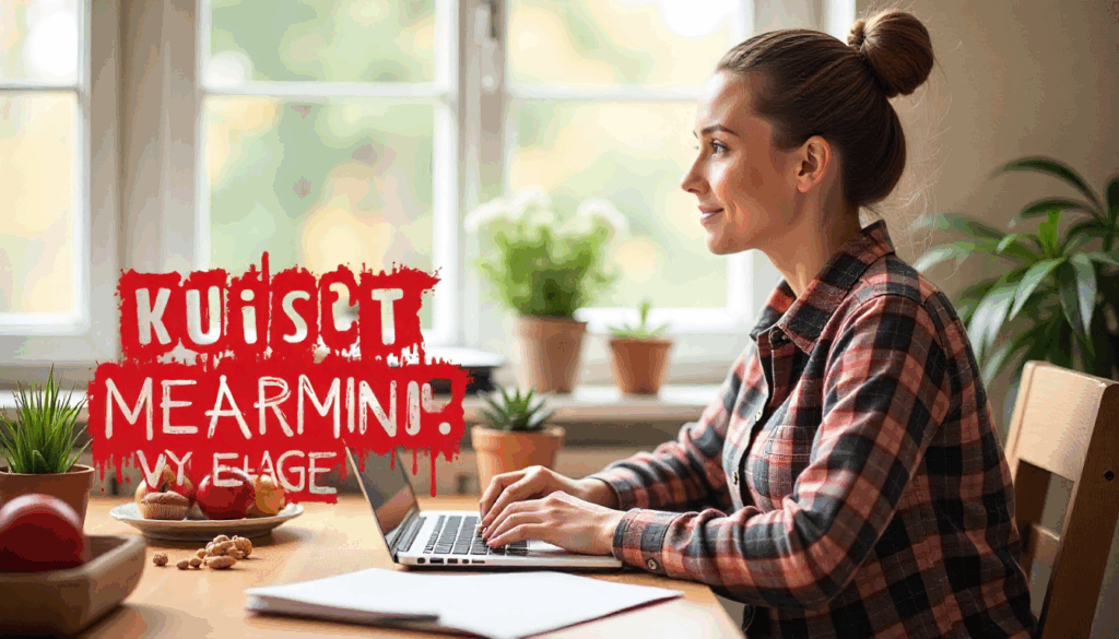 A lady learning how to translate polish to english