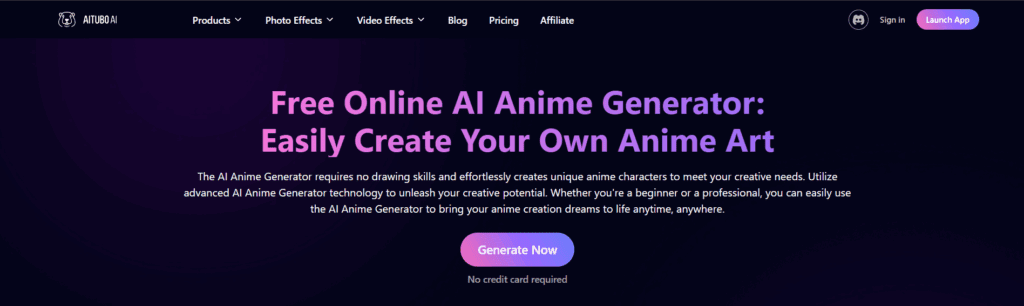 ai anime generator