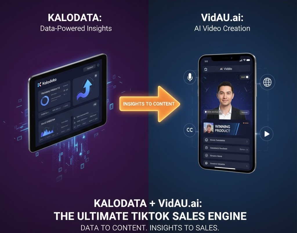 Kalodata and VidAU AI hand in hand 