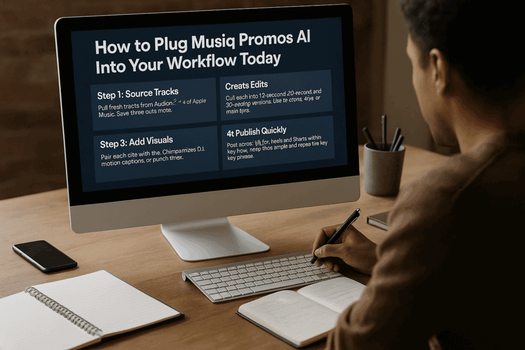 image – VidAU.ai How to Plug Musiq Promos AI Into Your Workflow Today