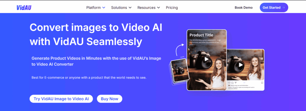 image – VidAU.ai Video feature that turns facebook images to video