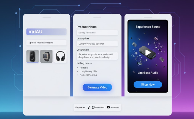 image – VidAU.ai Step by step tutorai