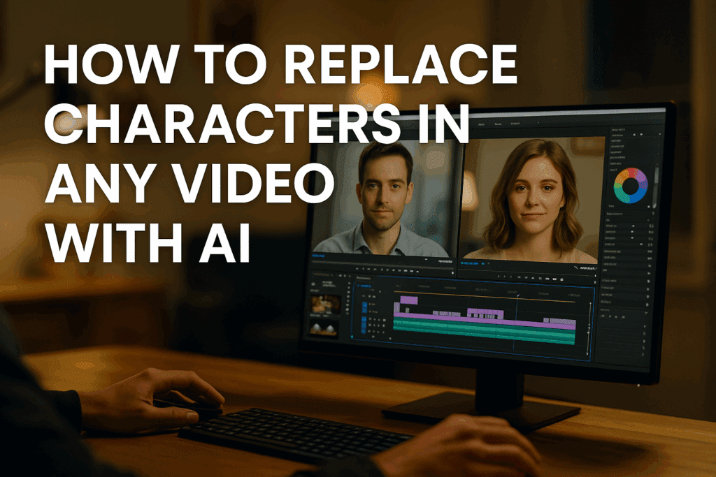 Replace Characters in Any Video with AI