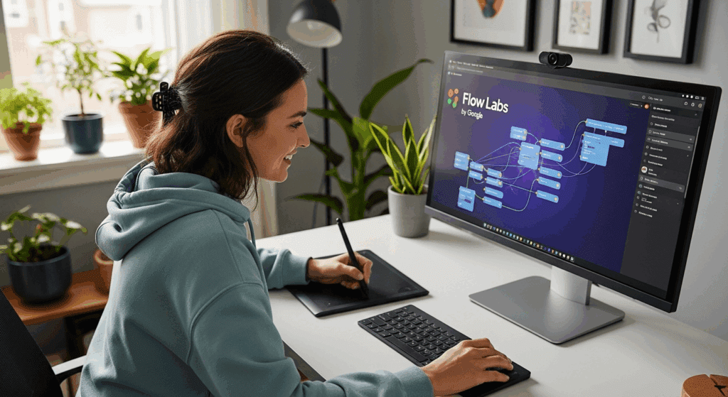image – VidAU.ai flow labs google