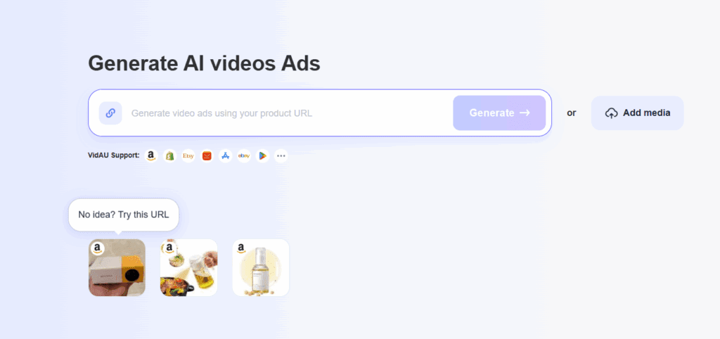 URL to video Ads Page