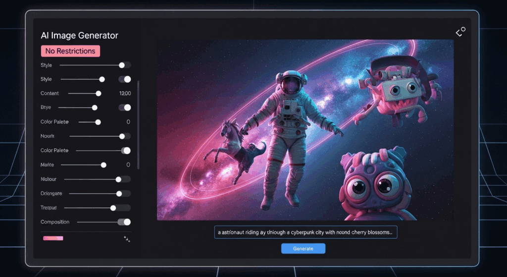 image – VidAU.ai ai image generator no restrictions