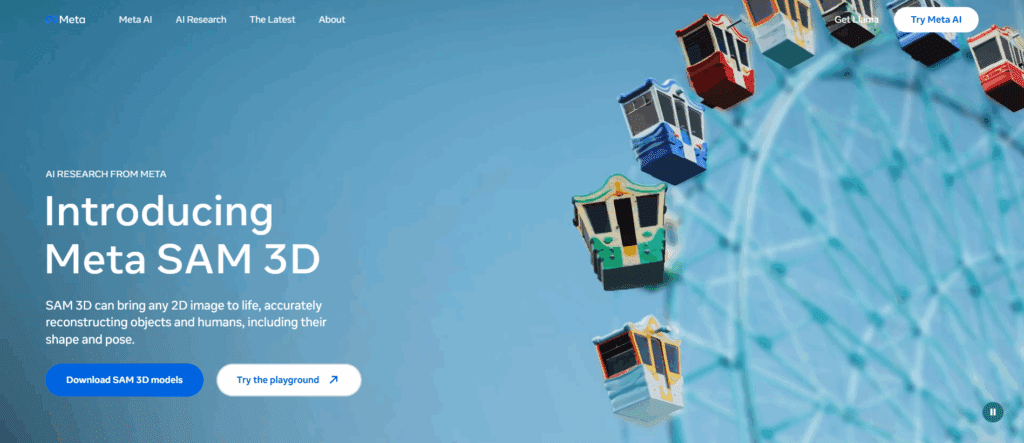 Meta Sam 3D