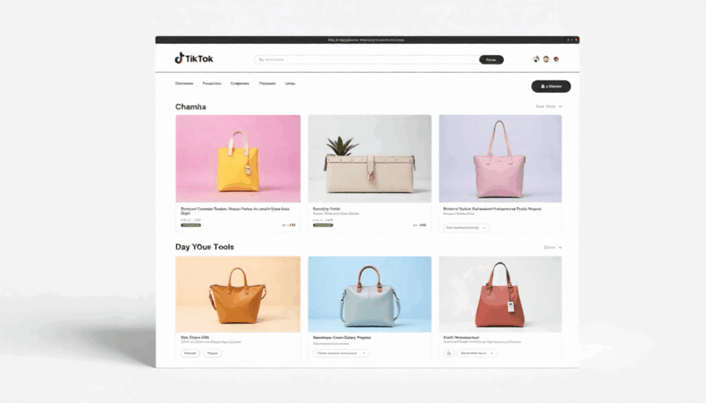 TikTok Shop for creators storefront showing product listings