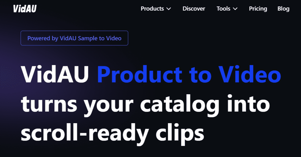 product sample to video