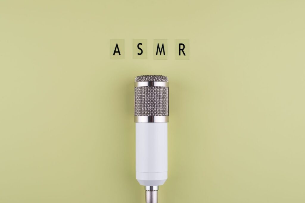 ASMR microphone setup for text to speech recording
